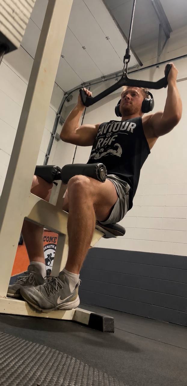 Man staying disciplined and consistent in his training